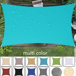 Waterproof Shade Sail Rectangular Sunshade Cover Anti-UV Suitable for Backyard Patio Deck Balcony Gazebo Garden