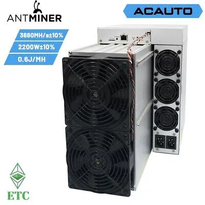 FA PROMO OFFER Bitmain Antminer E9 Pro 3680Mh/s 2200W ETC Asic Miner 0.6J/M Bulid-in PSU