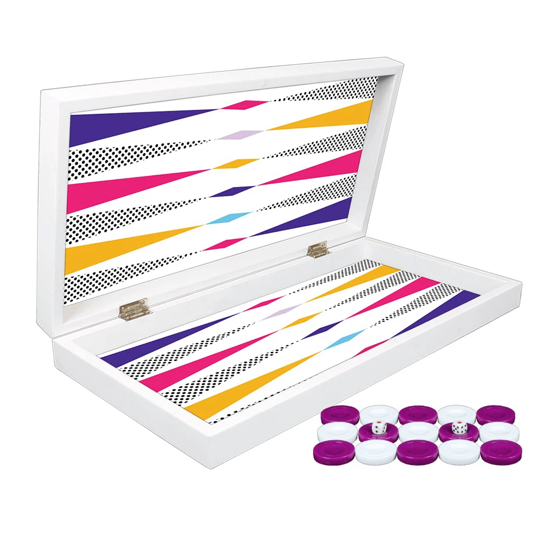 Classic Colorful Board Game Luxury Backgammon Set