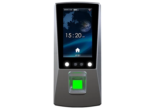 Wifi Face Attendance Management System Fingerprint Card Employee Electronic Machine Access Control All-in-one