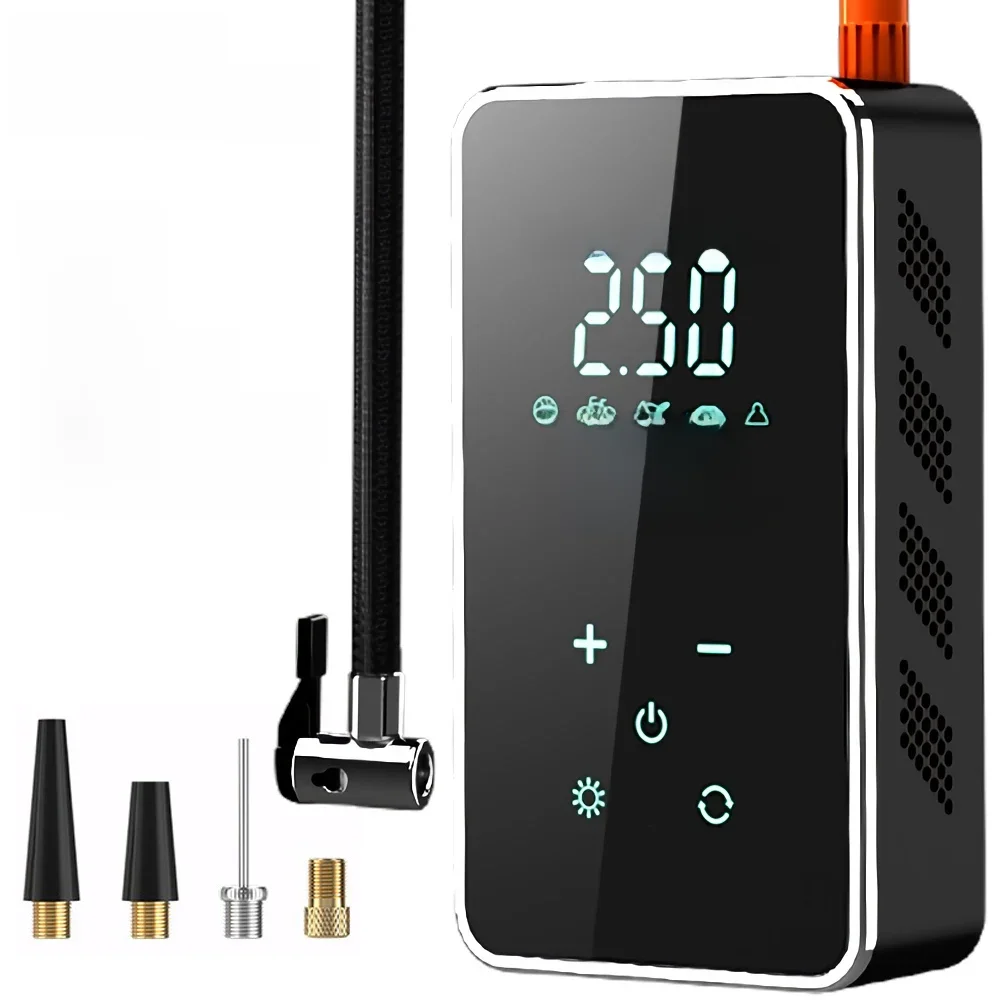 AliExpress Toptrek Wireless Air Pump 150psi Touch Screen/Key Portable Electric Tire Inflator For Car Bicycle Motorcycle Mini Air Compressor Injecto
