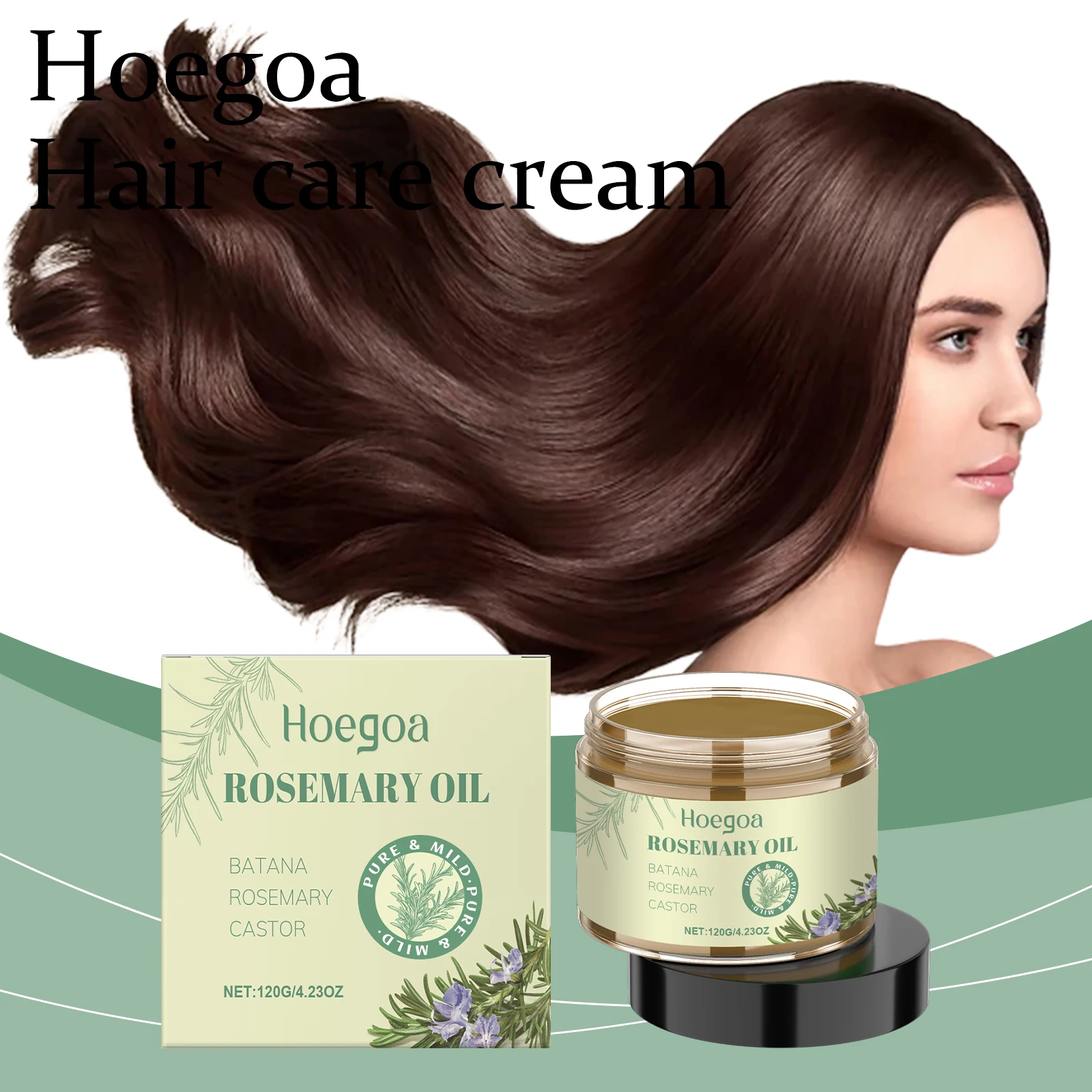 

Масло для волос с розмарином Hoegoa, мягкое питательное средство для кожи головы, уменьшение сухости, удаление разлитых кончиков, укрепляющее корни волос, крем для волос с розмарином
