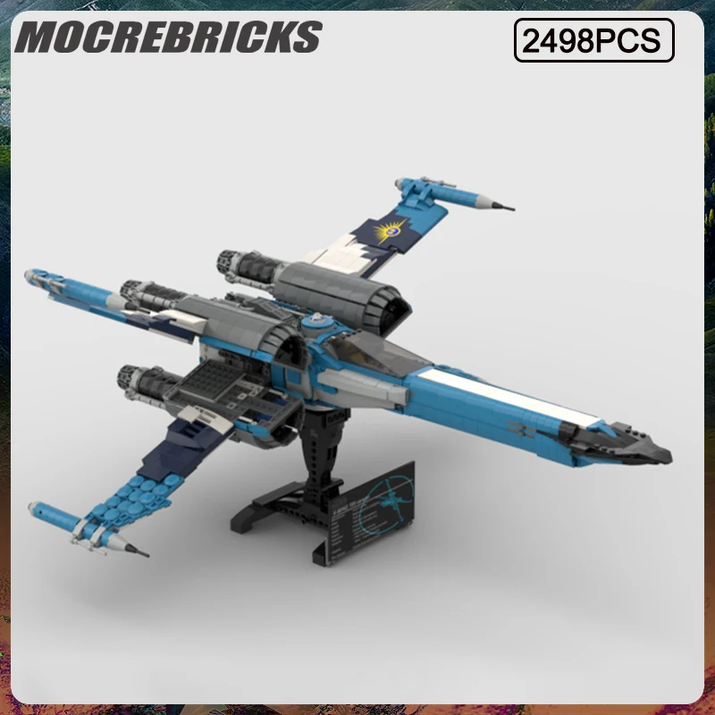 New Movie Space War Series T-85 Starfighter High-Tech MOC Assembling Building Blocks Starship Children's Toys Christmas Gifts