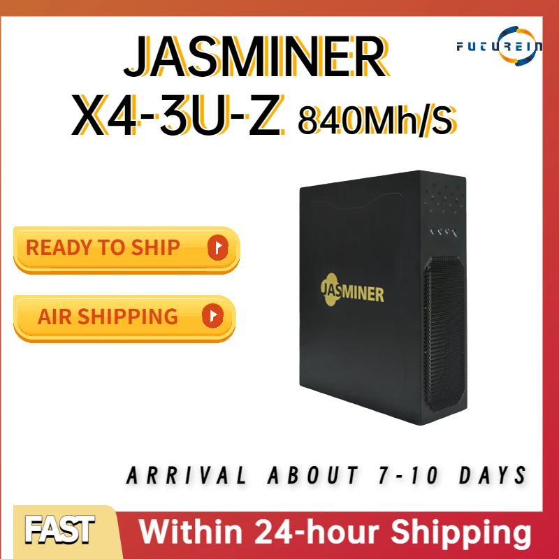 

Jasminer X4-3U-Z 840M Miner 3U Server Architecture 840MH/S 480W Power Consumation Miner ETC Miner