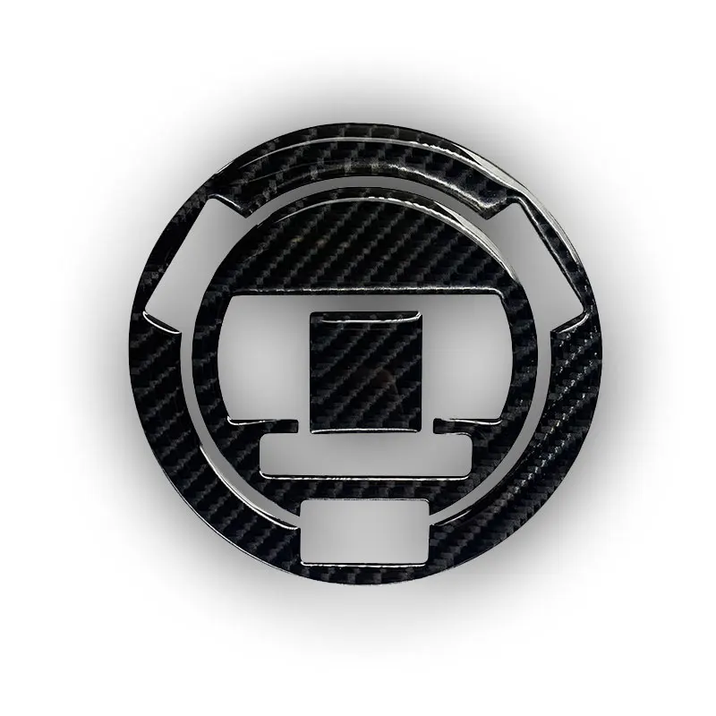 3D Carbon Fiber Fuel Tank Filler Cap Cover Stickers Decals Motorcycles For BMW R1200GS F800GS F650GS S1000RR  F800S F800ST