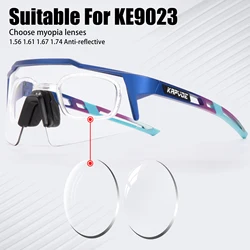 Optical Lenses For KE9023 Style Prescription 1.56 1.61 1.67 1.74 Aspheric Myopia Frame Bike Eyewear Glasses Cycling Sunglasses