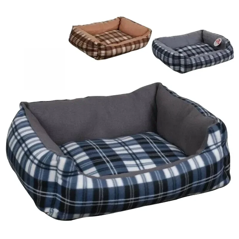 Cama parágrafo mascotas perros cojín suve pequeño mediano y grande almohada