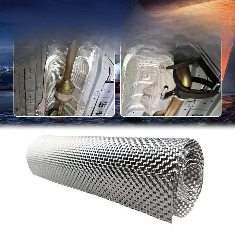 Auto Turbo Krümmer Auspuffrohr geprägt Aluminium Hitzeschild Feuer wal Boden wanne Kraftstoff tank