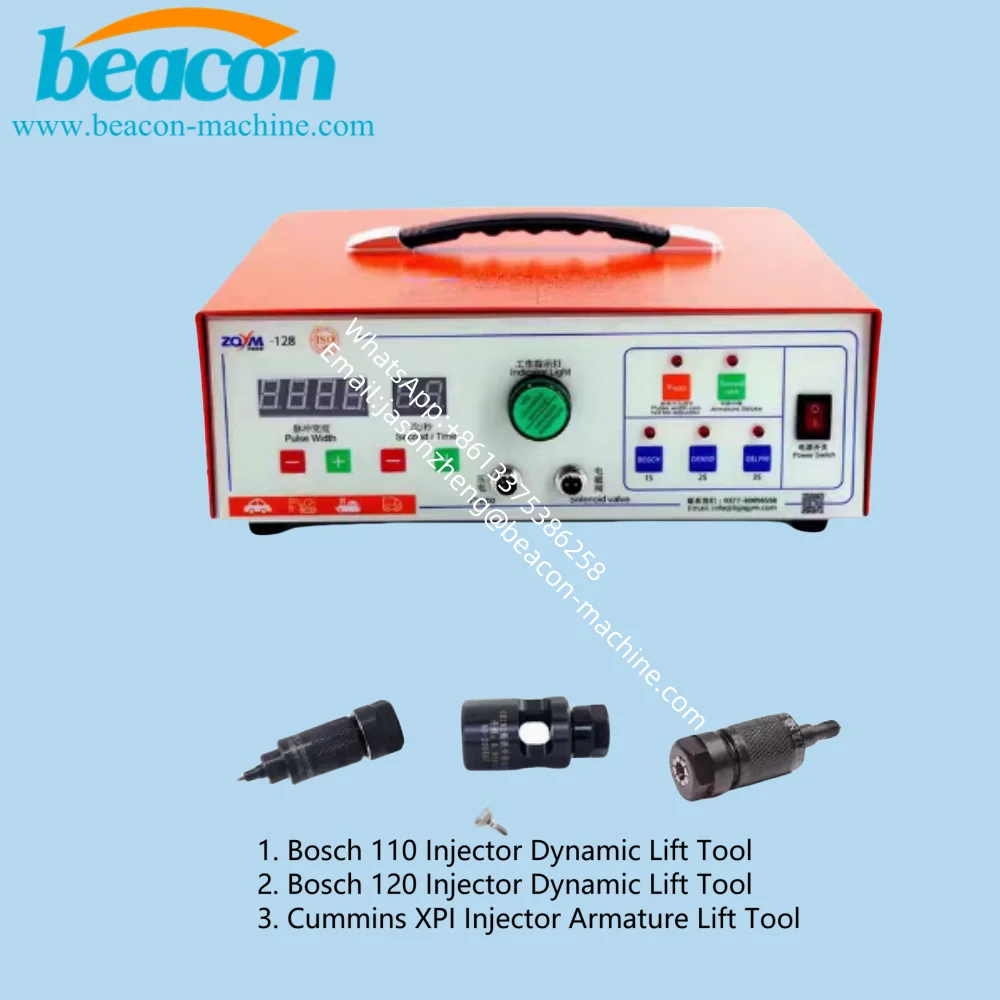 

Beacon 128 CIDI AHE Инжектор Stage 3, инструмент для ремонта Common Rail, дизельное топливо, электронный пьезоинжектор, симулятор, тестер форсунок