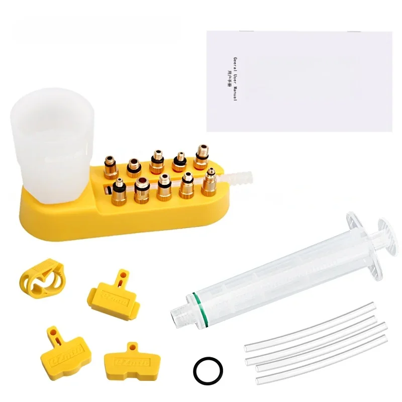 AliExpress riderace 2024 Bicycle Hydraulic Disc Brake Oil Bleed Kit Tools For Shimano,Sram ,Magura,Avid Series MTB Road Bike Brake Repair Tool