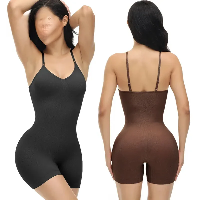 Jednolite ciało Shaper kobiety Body treningowy do wyszczuplania talii bielizna modelująca bielizna trymer Butt Lifter gorset kontrola brzucha bielizna — zdjęcie 2