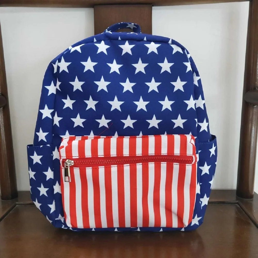 Western Arrived Baby Kids Children 4th Of July Back Bags Wholesale Boutique Children Back To School Bag