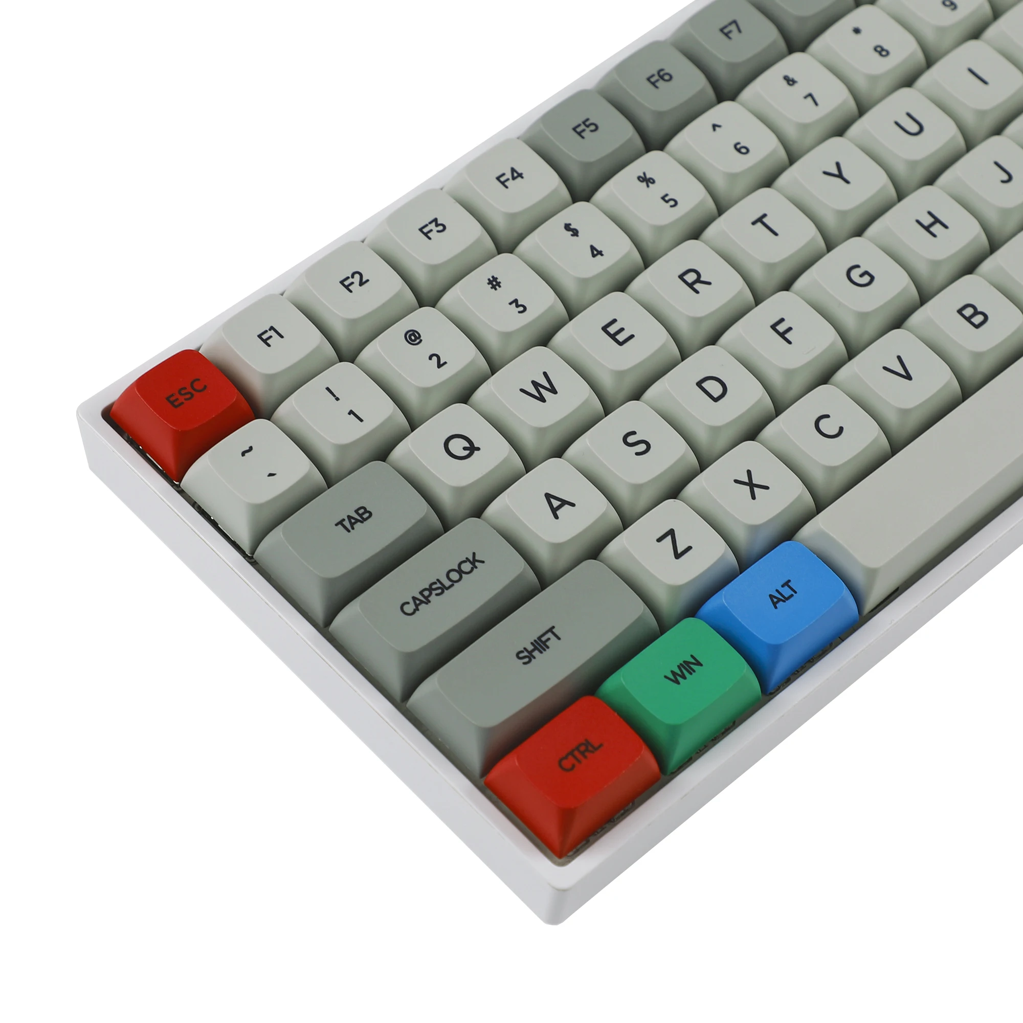 131 RGBY Granite Dye Sub ZDA PBT Keycap Similar to XDA Japanese For MX Keyboard 104 87 61 Melody 96 KBD75 ID80 GK64 68