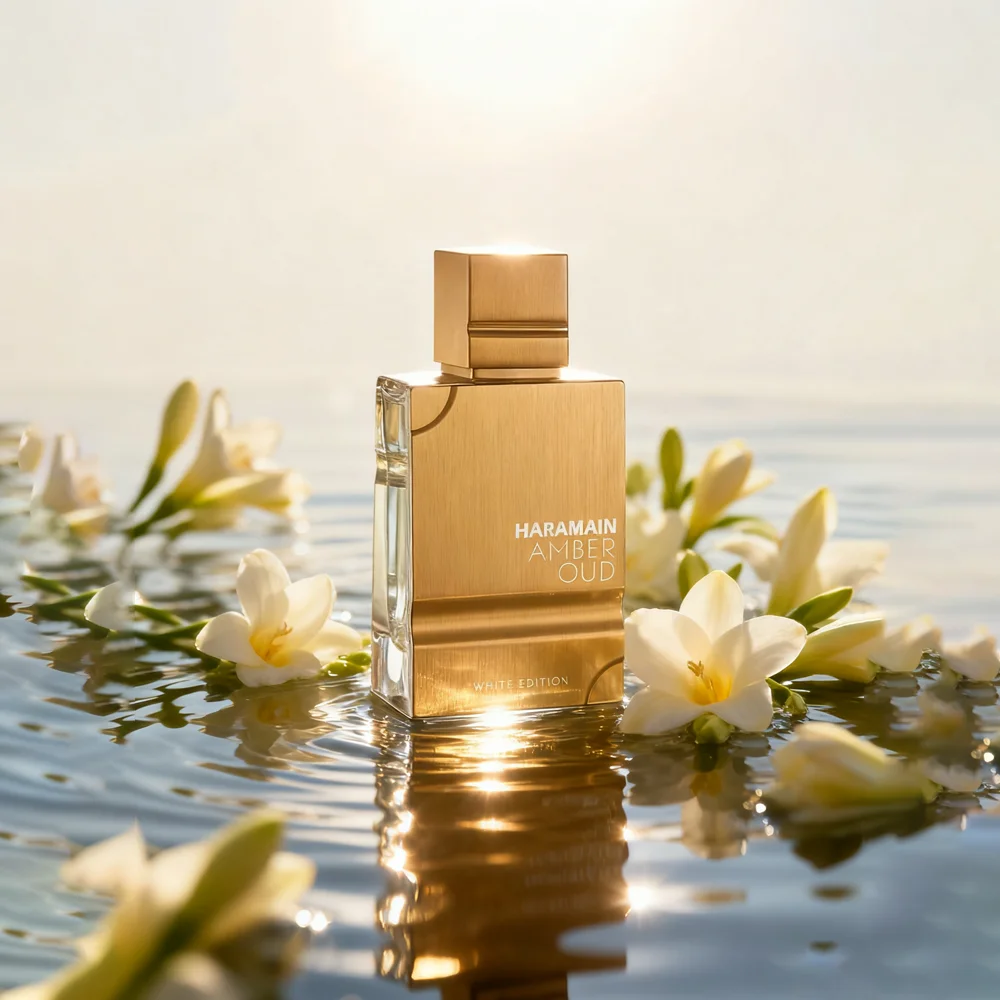 

Haramain Amber Oud White Edition EDP 60ml Unisex Luxury Perfume Creamy Amber Oud Long Lasting Fragrance
