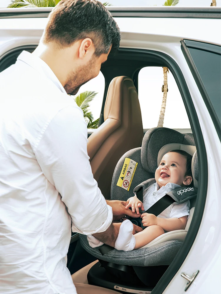 Reecle 360 drehbarer Kindersitz mit ISOFIX, Gruppe 0+1/2/3 (0-36 kg), ca. 0-12 Jahre