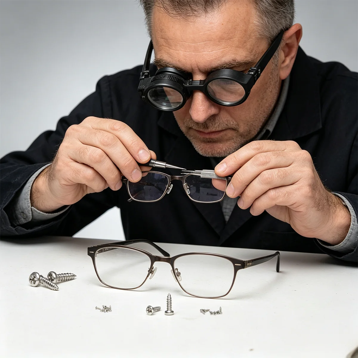 1200-teiliges Miniatur-Schraubenset, PA-Kreuzschlitz- und Flachkopf-Miniaturschrauben, Präzisionsschrauben für Elektronik, M1, M1.2, M1.4, M1.7. – Detail 10