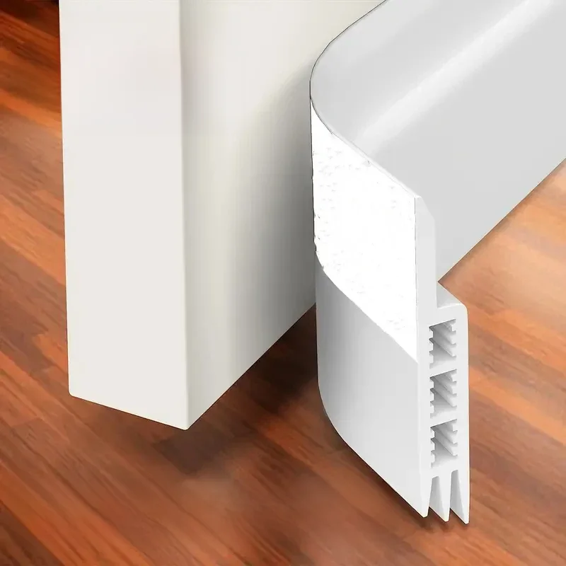 Bande d'étanchéité pour bas de porte, joint en caoutchouc pour fenêtre météo, coupe-vent, anti-poussière, bande d'étanchéité auto-adhésive pour porte et pare-brise, nouvelle collection