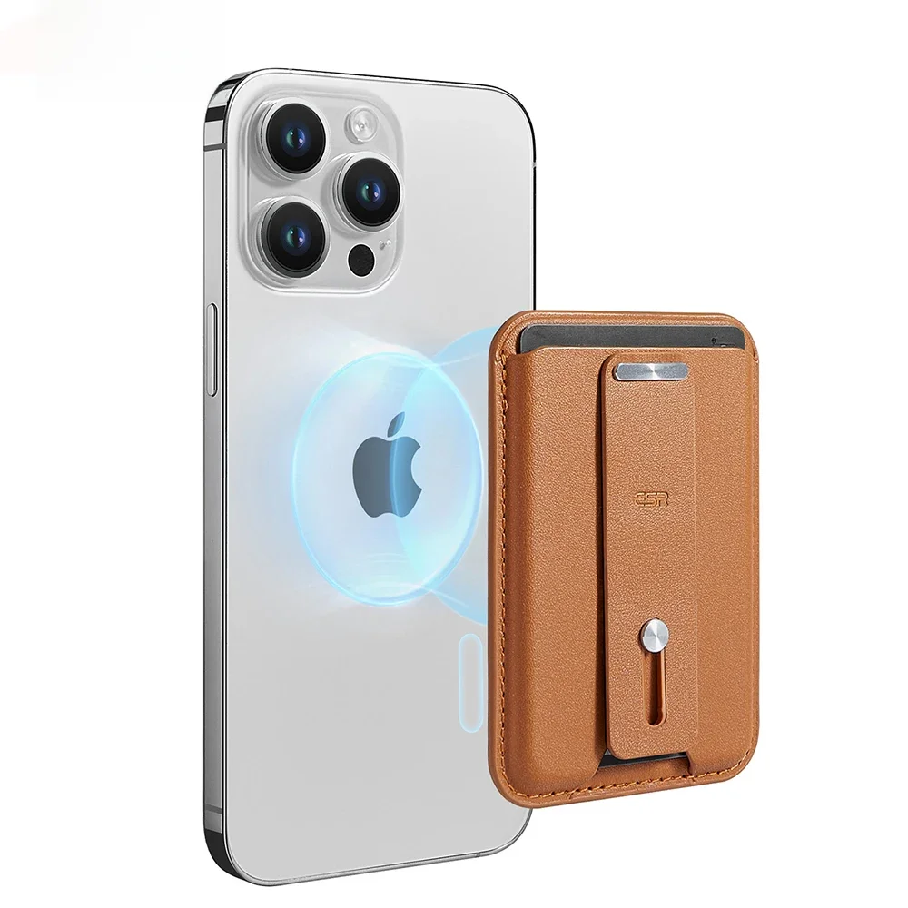 Magnetyczny portfel ESR do iPhone'a serii 17/16/15/14/13/12 z miejscem na karty i uchwytem, idealny na prezent. — zdjęcie 2