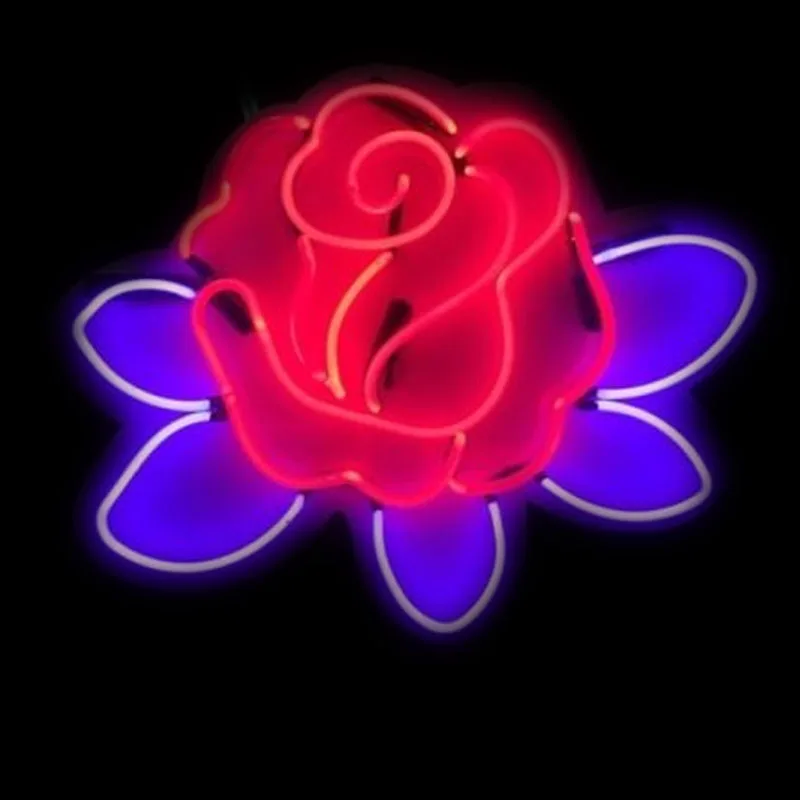 

Neon Sign For Rose Flower Restaurant Beer Bar Club Wall Decor Home Bedroom Lamp Hotel Store Art Advertise Arcade Attract light