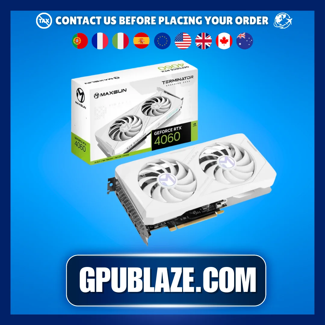 Graphics Cards RTX 4060 Terminator 8G GDDR6 GPU 128bit PCI Express 4.0 X8 Gaming Video Card Desktop Computer Components