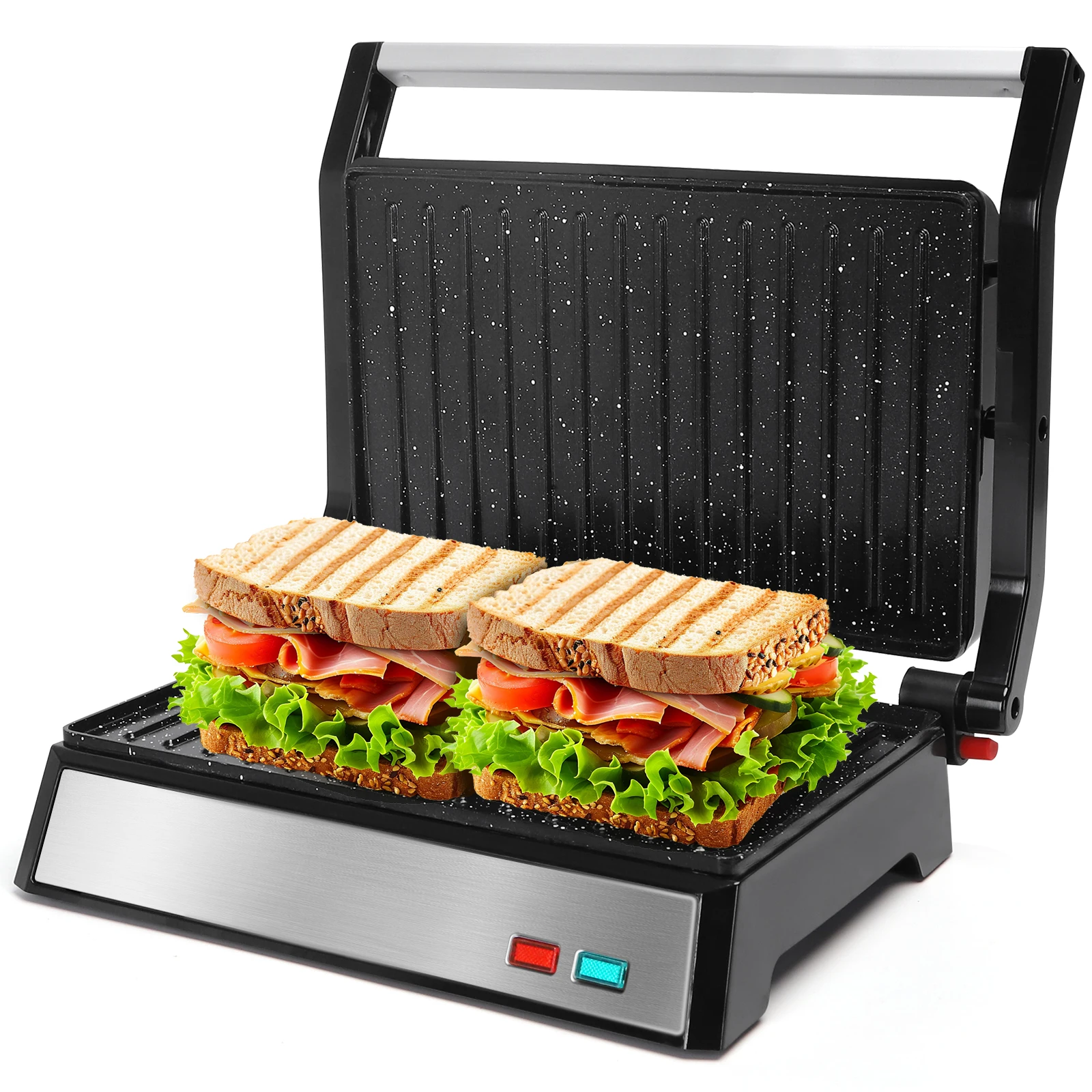 Aigo star Sandwich Toaker Panini Elektro grill 1500 in 3 in 1 Keramik beschichtung