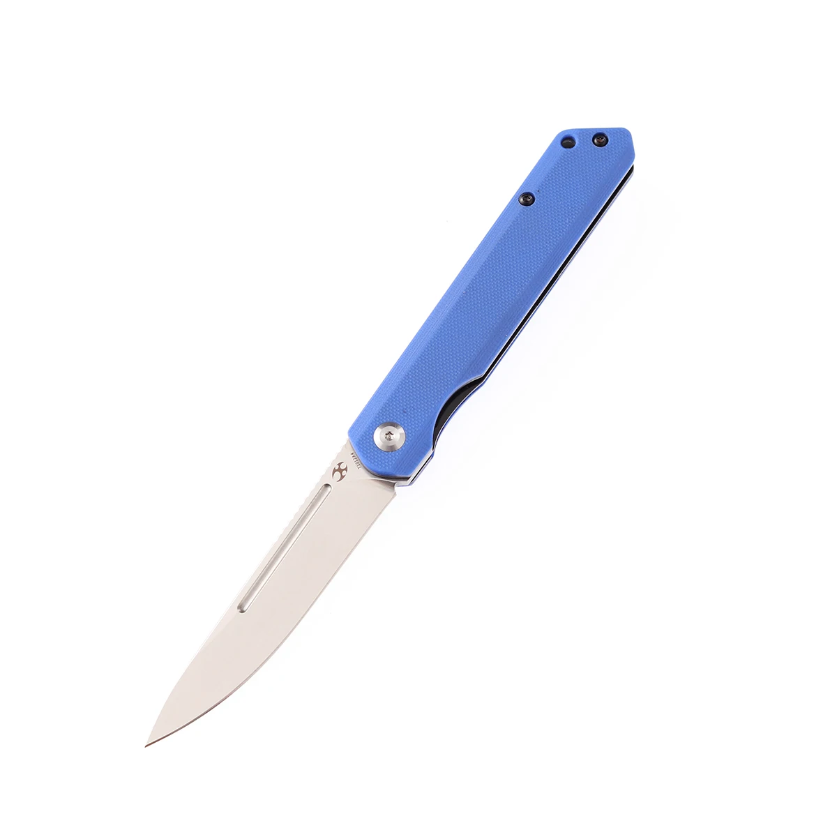 Kansept Prickle T1012A4 154CM Drop Point Blade Black Anodized Stainless Steel with Blue G10 Handle Designer Max Tkachuk for EDC