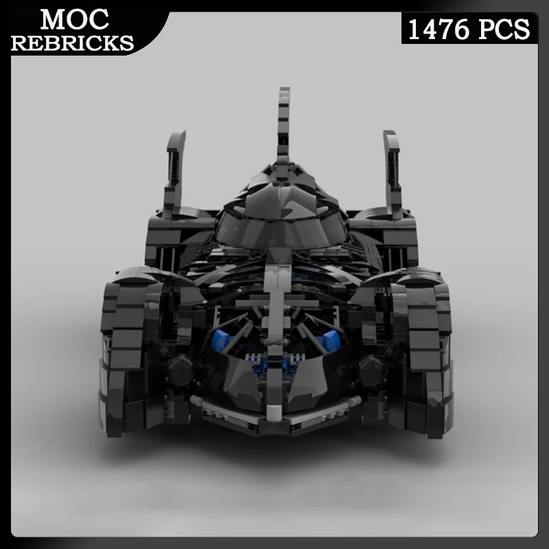 MOC Building Block Car Batmobile Model UCS Series Originality Toys DIY Educational Puzzle Bricks Children Birthday Gifts