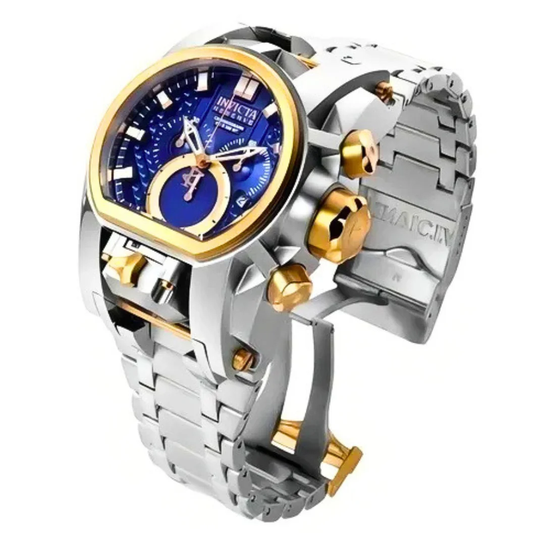 Relógio Masculino Invicta Zeus Magnum Aço Inoxidável À Prova D'água Relógio Grande Robusto Enviado na Caixa Frete Rápido Brasil