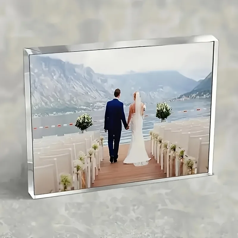 Personalized Acrylic Photo Display — A Great Gift for Birthdays and Anniversaries, A Unique Keepsake for Parents and Friends