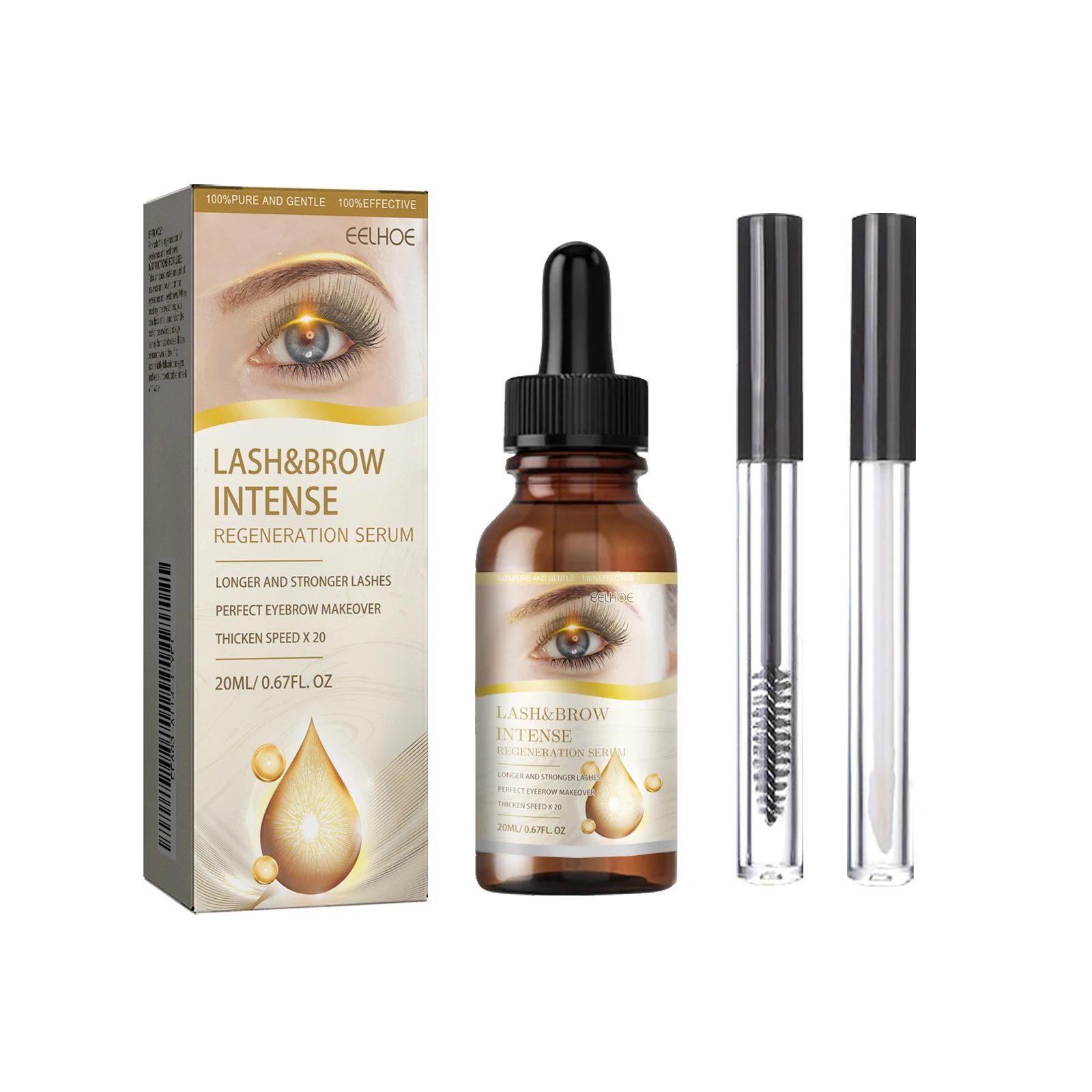 Wimperverhogend Serum Snelle Groei Langer En Sterkere Wimpers Perfecte Wenkbrauw Make-Over Lash & Wenkbrauw Intense Regeneratie Serum