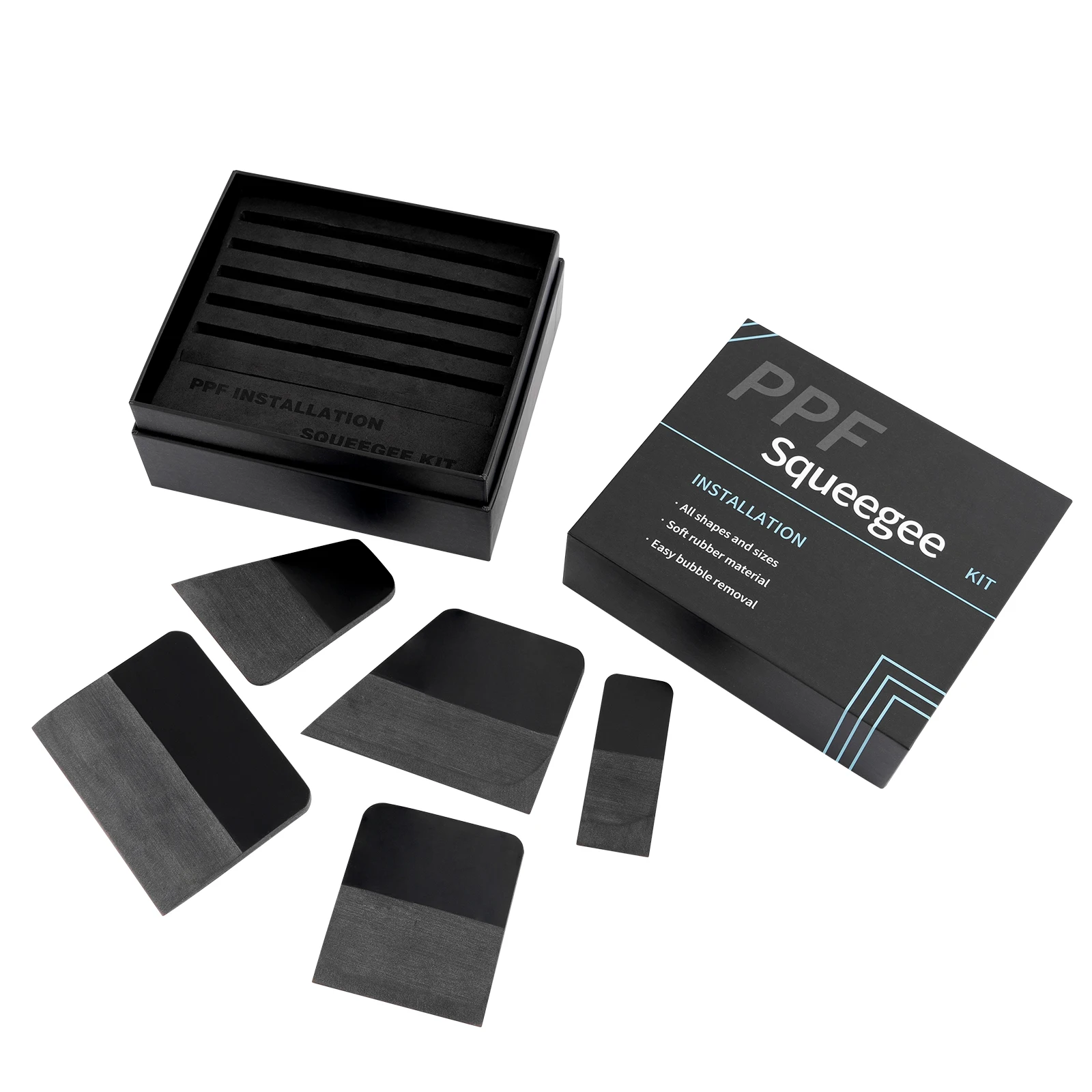 Good Quality PPF Squeegee Kit Car Wrap Tool TPU Paint Protection Film Squeegee PPF Installation Squeegee with Gift Box