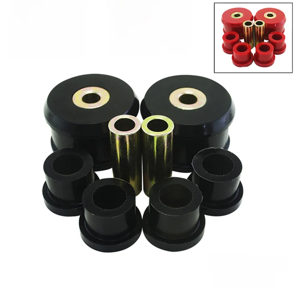 Kit de matiques de bras de commande avant pour VW Beetle 98-06 / Golf 85-06 / Jetta 85-06 PolyVrBLACK, PQY-CAB01 rouge