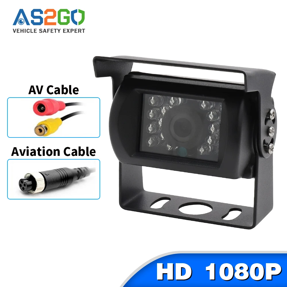 

Heavy Duty Rear View Camera for Truck Trailer Pickup and RV with 18 LED IR Night Vision Waterproof Housing for Backup Safety
