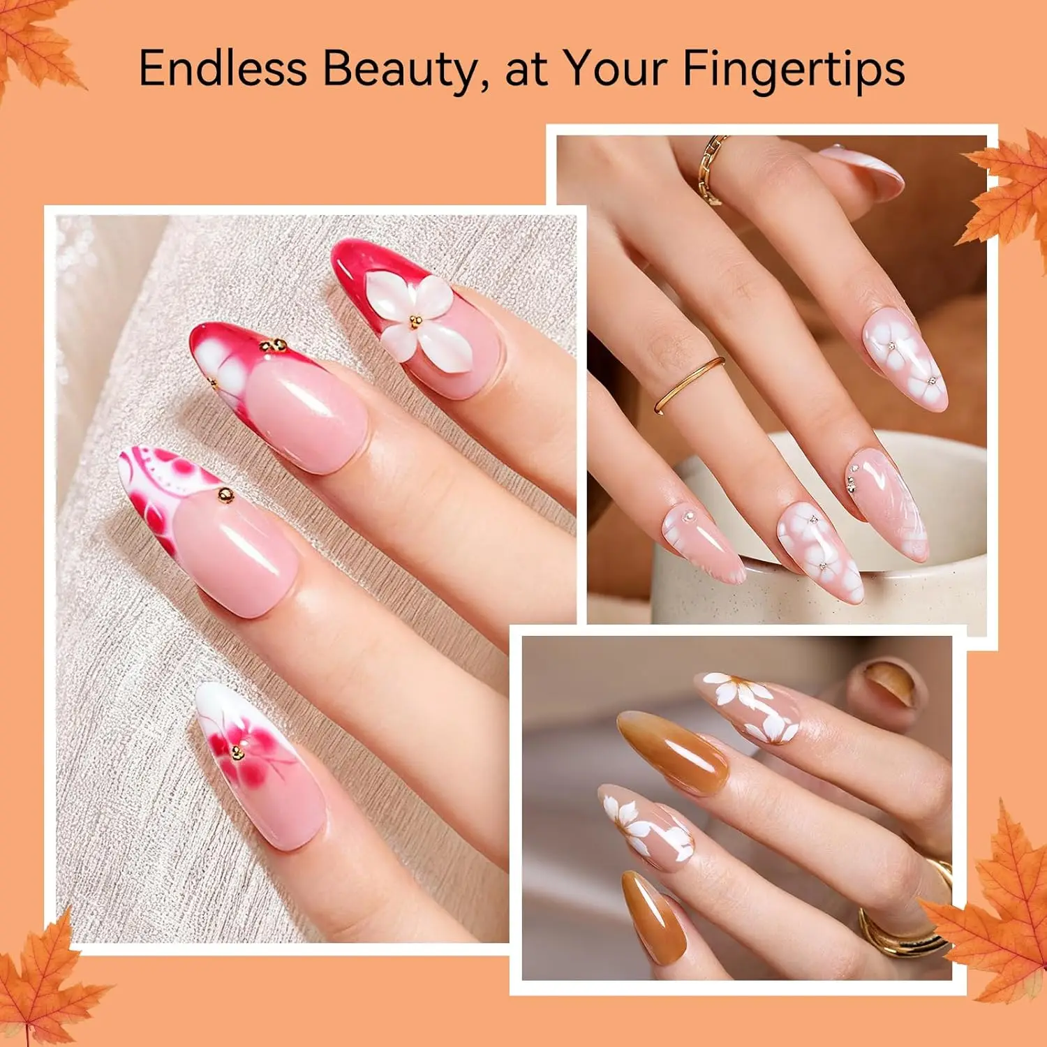 Żelowy lakier do paznokci, 15 ml, przezroczysty, akcesoria do zdobienia paznokci, do efektów rozpryskowych, wzory kwiatowe, marmur, akwarela.