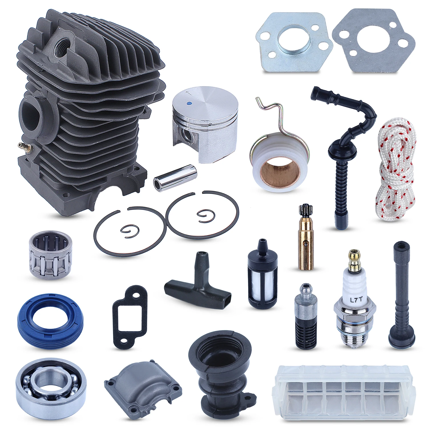 

42.5mm NIKASIL Cylinder Piston Tune Up Kit For STIHL MS250 MS230 025 023 Chainsaw 11230201209 11230212500 11231201612