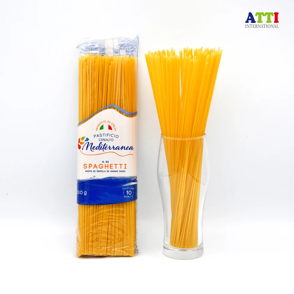Medyterania-pasta italiana Spperson, algodón 500g, trigo duro de alta calidad, 100%
