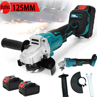 125MM Brushless Electric Angle Grinder Variable Speed for Makita 18V Battery Grinder Cutting Machine Woodworking Power Tool