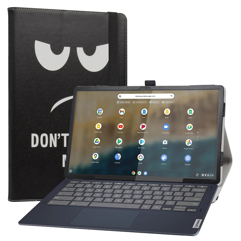 

Case For Lenovo Ideapad Duet 5 Chromebook 13.3" Tablet Folding Cover with Elastic Closure