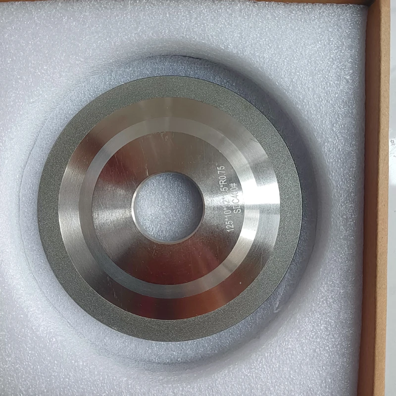 Diamant-Bogen-SDC-Schleifscheibe für Stahl, Glas, Keramik, R-Bogen-Legierungs-Schleifscheibe 100mm 125mm 150mm – Detail 9