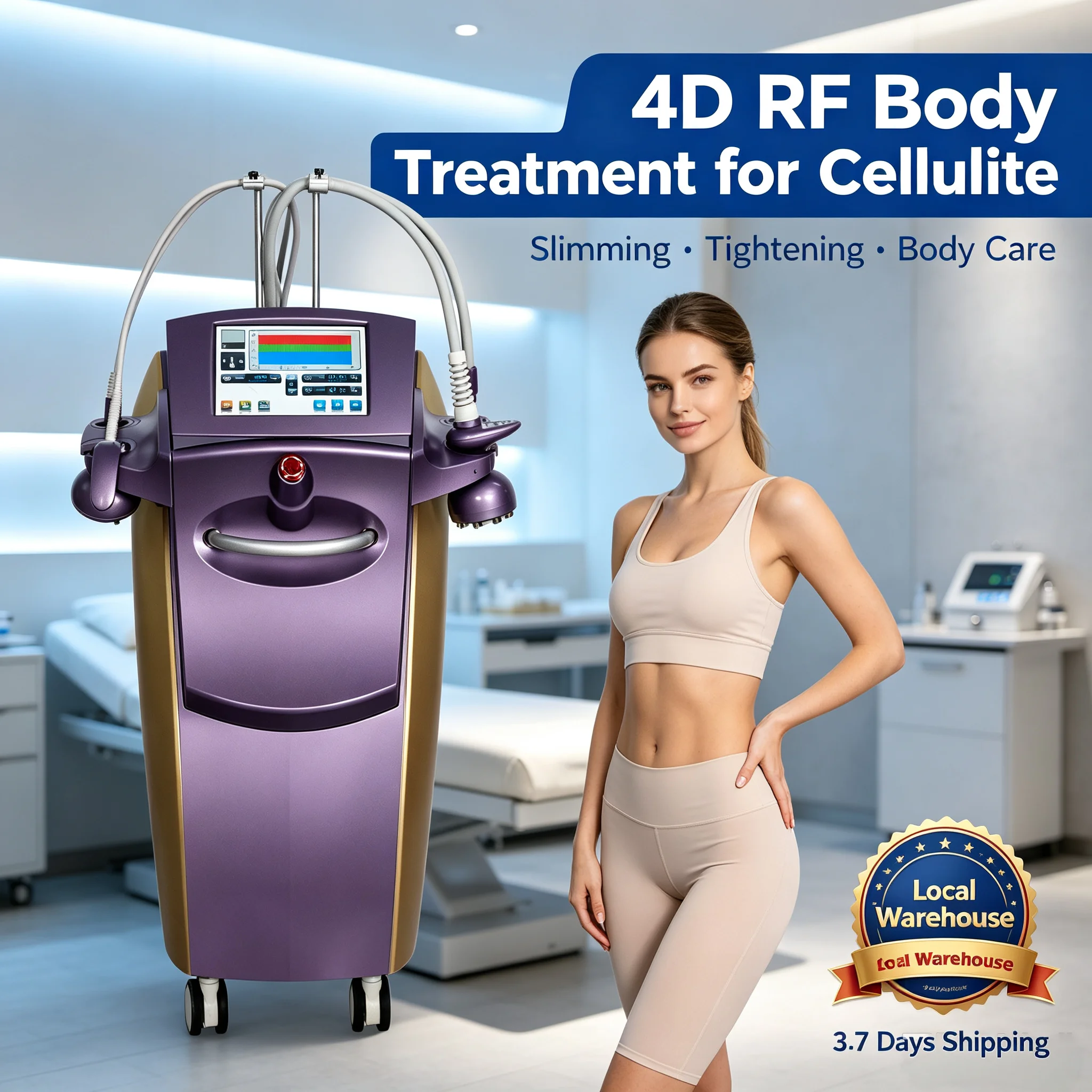Vacuum Radio Frequency Body Slimming Facial Care Machine Gentle Skin Firming&Lifting Body Sculpting Beauty Salon Equipment