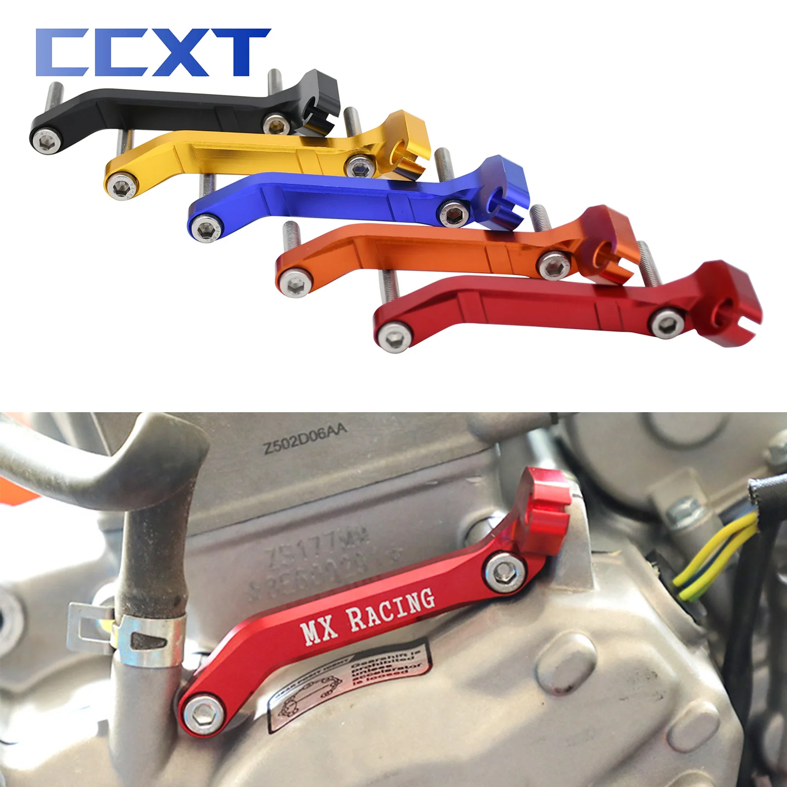 CNC Aluminum Clutch Arm Clutch Wire Clip Bracket For Zongshen NC250 For Motax EX300 EXR300 LD300 For BRZ X6S X6M For GR7 GR8