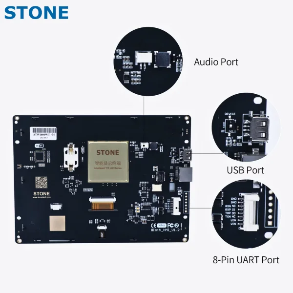 STONE 5.6-calowy moduł wyświetlacza HMI TFT LCD z ekranem dotykowym, oprogramowanie automatyzacji, obsługa komend JSON dla Arduino Mega 2560 uno r3 ESP32