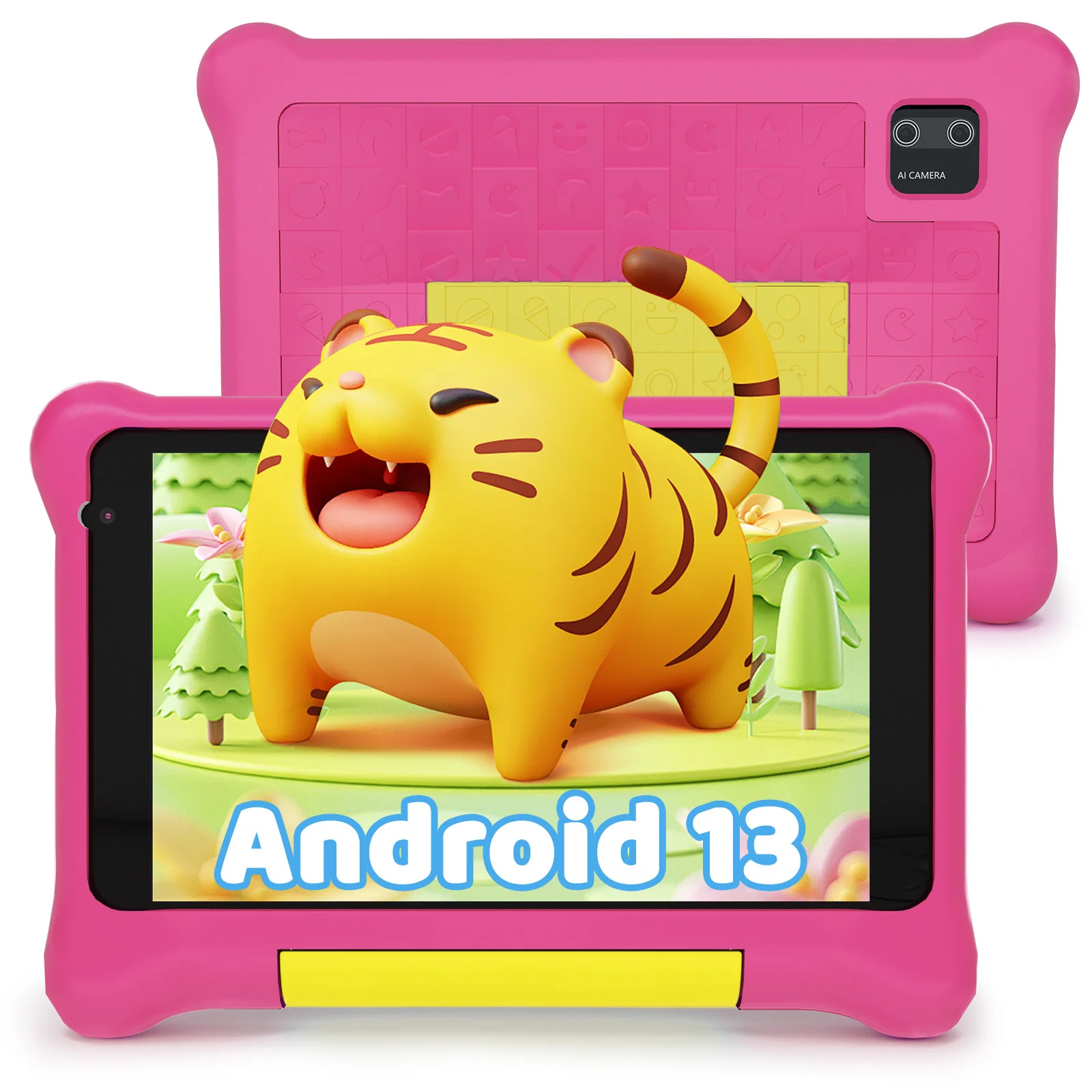

7Inch Kid Tablet Android13, 5GB RAM 32GB ROM,128GB Expand,WiFi,2500mAh Battery,Dual Camera, Children's Gift Kids Software,PK BDF
