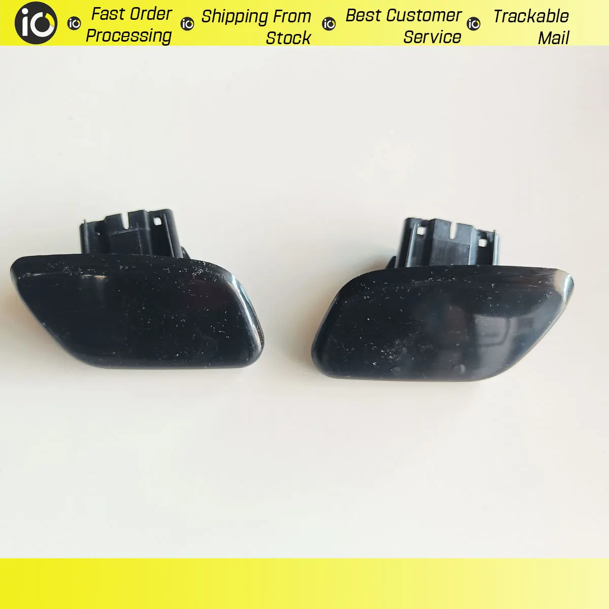 2x Cover Headlight Washer Nozzle Cover Cap for Renault Fluence 286025625R Fast Shipment From Warehouse