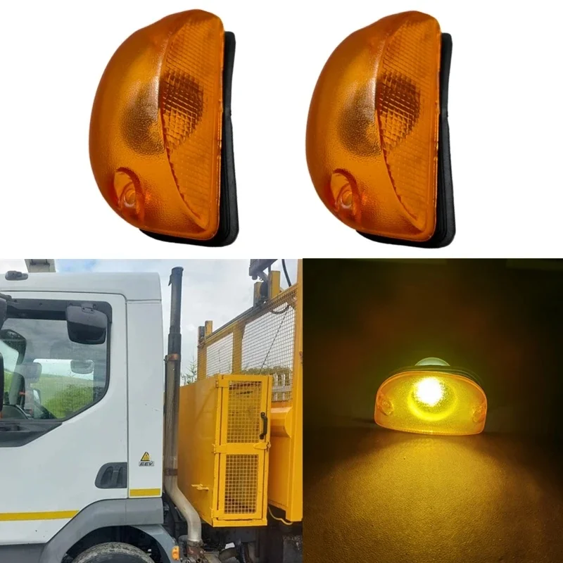 Feux latéraux ambrés pour Volvo FE 2006 - 2013 et versions ultérieures FL 2006 - 2013 1404747, Renault Midlum, DAF LF45, LF55