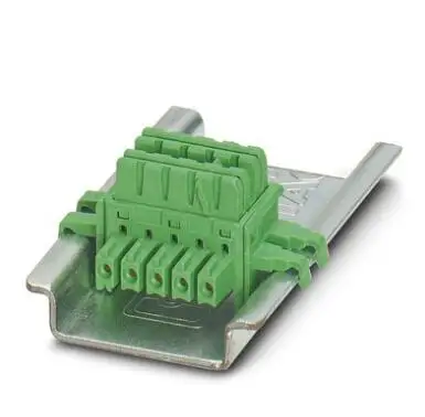 

10 pcs ME 6.2 TBUS-2 1.5/5-ST-3.81 2869728 DIN rail connector for DIN rail mounting. Universal for TBUS housing