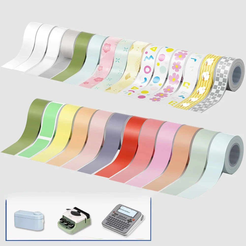 Rouleau de papier adhésif pour fabricant d'étiquettes, 1 rouleau, pour MAKEID M1/L1/E1 Mini/Mini HD, ruban d'étiquetage laminé pour bureau