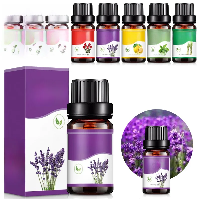 Levender Natural Plant Essential Oil, Difusor, Solúvel em Água, Perfume do carro, Ambientador,