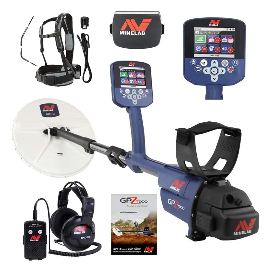 

FAST SELLING ON Minelaab GPZ 7000 Gold Metal Detector With 13 Super D Search Coil Instant shipping