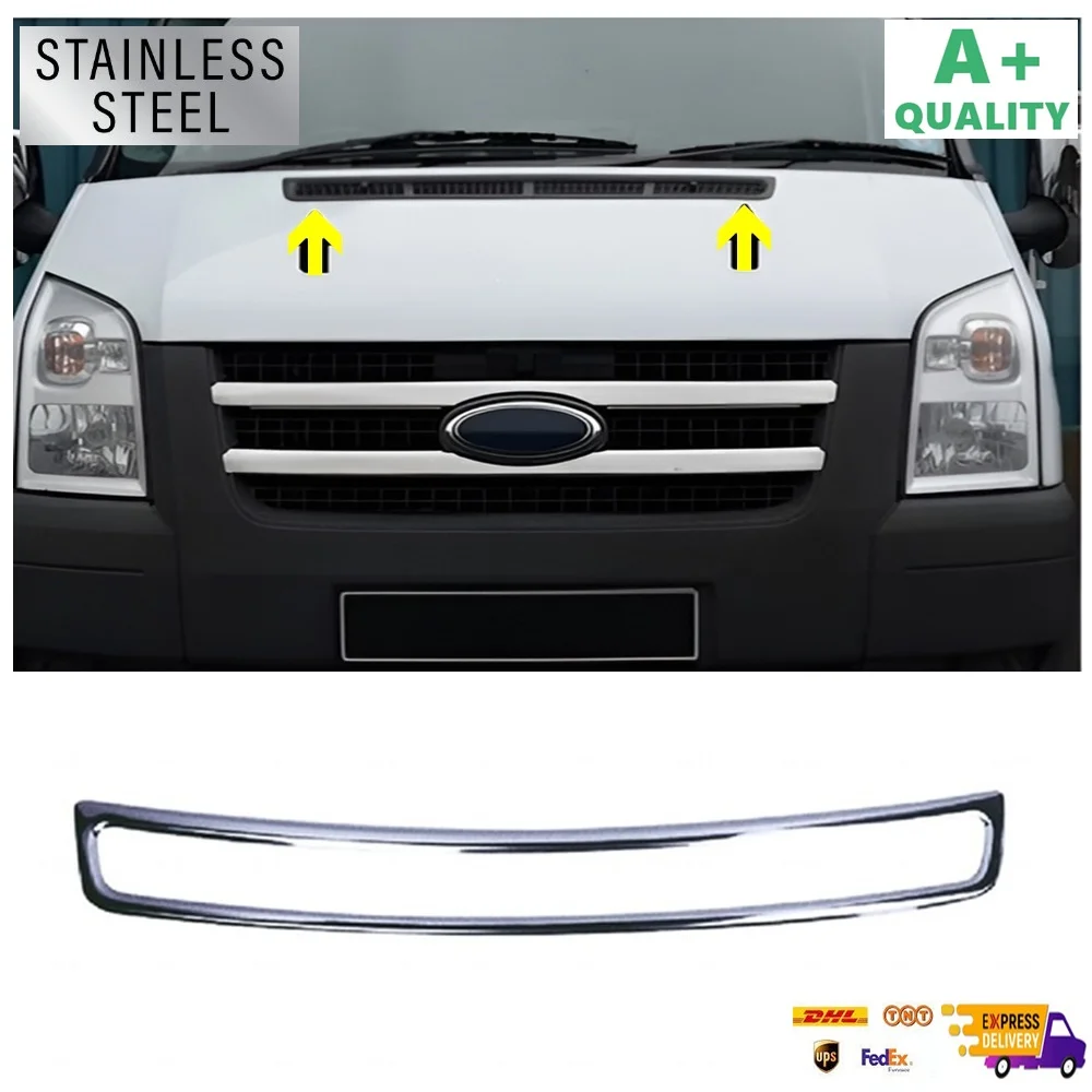 

For Ford Transit Chrome Vent Frame Models 2003-2013 Stainless Steel. A + Quality. Car Tuning